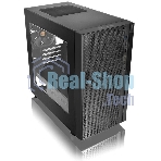 Компьютерный корпус Thermaltake Versa H18 Window черный без БП mATX 2xUSB 2.0 1xUSB 3.0 audio bott PSU