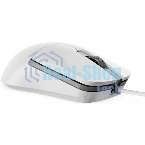 Мышь проводная Lenovo Legion M300s белый, 8000 dpi, USB, кнопки - 6