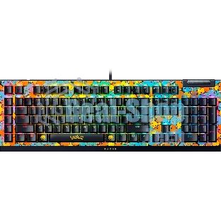 Клавиатура Razer BlackWidow V4 X Green Switch Pokemon Kanto Starters Edition проводная, USB Type-A, желтый