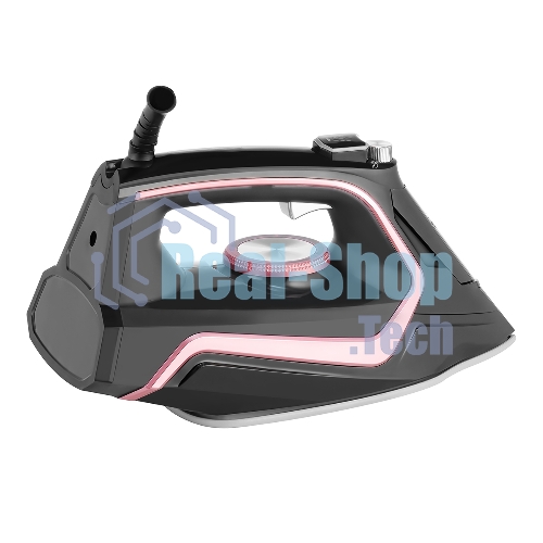 Утюг Centek CT-2313 розовый/черный, 2400 Вт, 50 г/мин, 185 г/мин, 350 мл