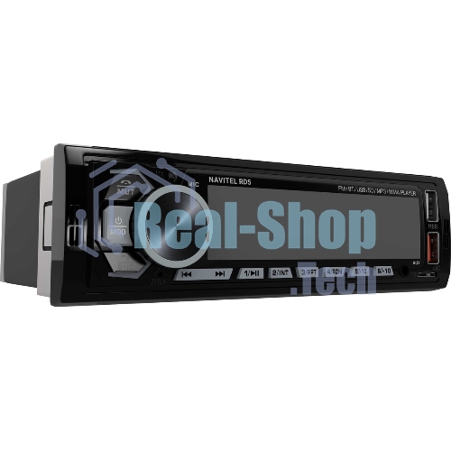 Автомагнитола Navitel RD5, 1 DIN, Bluetooth, USB Type-A, AUX, пульт ДУ