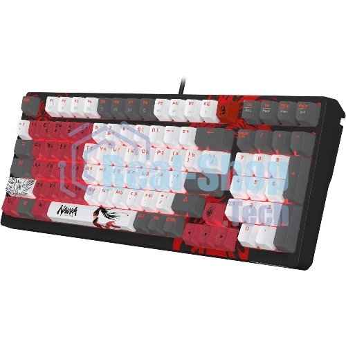 Клавиатура A4Tech Bloody S98 Naraka BLMS Plus проводная, USB Type-A, чёрный/красный