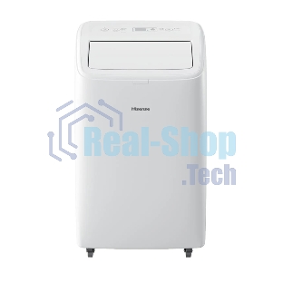 Кондиционер мобильный Hisense AP-12CW4GQCS00 12000 BTU, 25 м², 50 дБ, охлаждение, осушение, белый