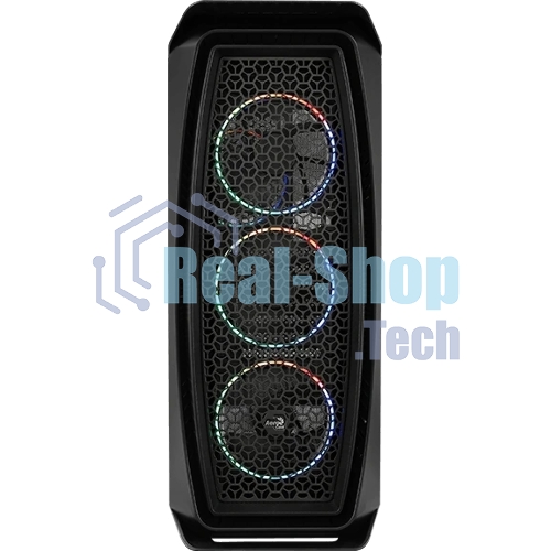 Компьютерный корпус Aerocool/Formula Aero One Eclipse-G-BK-v1 черный без БП ATX 4x120мм 2xUSB 3.0 audio