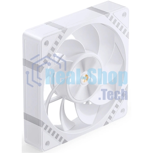 Вентилятор для корпуса JONSBO HF2-120WR Reverse (120x120x25мм, 4-pin PWM, ARGb, 63.3CFM, 29.5dBA, 2200RPM, белый)