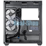 Компьютерный корпус Chieftec Vista черный без БП ATX 3x120мм 1xUSB2.0 1xUSB3.0 1xUSB3.1 audio bott PSU
