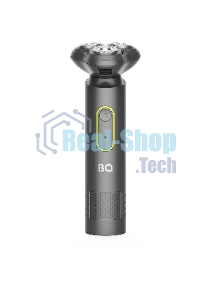 Электробритва BQ SV1002 Green-Gray. Мощность 5 Вт/Время зарядки 90 минут/Время беспроводной работы 60 минут/Влагозащита IPX6/Мытье под водой/Портативная база для зарядки