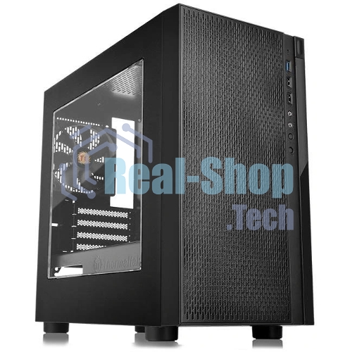 Компьютерный корпус Thermaltake Versa H18 Window черный без БП mATX 2xUSB 2.0 1xUSB 3.0 audio bott PSU