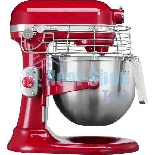 Миксер с подъемной чашей KitchenAid 5KSM7990XEER Professional 6.9 л красный