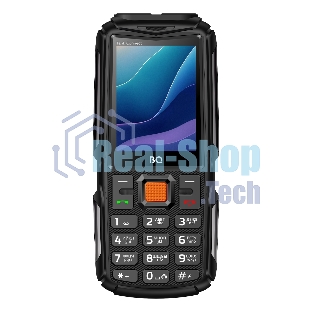 Мобильный телефон BQ 2430L Tank Connect черный/серый