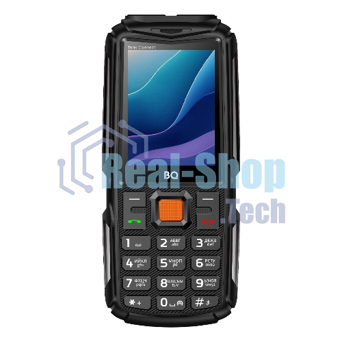 Мобильный телефон BQ 2430L Tank Connect черный/серый