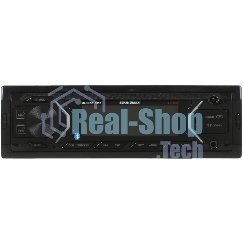 Автомагнитола Soundmax SM-CCR3188FB, 1 DIN, Bluetooth, USB Type-A, AUX