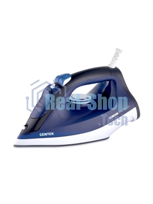 Утюг Centek CT-2308 синий, 2800 Вт, 60 г/мин, 190 г/мин, 300 мл