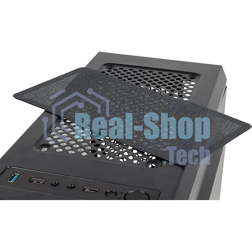 Компьютерный корпус Accord JP-X черный без БП ATX 2xUSB 2.0 1xUSB 3.0 bott PSU