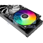 Система жидкостного охлаждения для процессора ID-COOLING SL360 XE черный 120мм алюминий+медь 1800rpm 30db 4-pin 350W