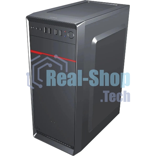 Компьютерный корпус Digma DCC-MD302 черный без БП ATX 1x80мм 3x120мм 2xUSB 2.0 2xUSB 3.0 audio