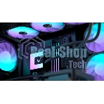 Кулер с водяным охлаждением Formula V Line ICE JET GLOW 360 BK, 360мм, 3x120мм, ARGB fans, LGA115X/1200/1700/1851, AM4/AM5