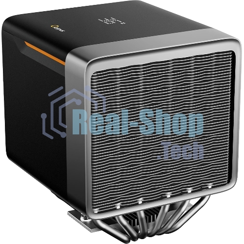 Кулер для процессора Ocypus Delta A62 EX BK Digital, 2x120мм ARGB FAN, Top Display Panel, 6 HEAT PIPES, 4-PIN PWM, 600-1800 RPM, 31DBA, HYDRO BEARING, LGA115X/1200/1700/18XX, AM4/AM5