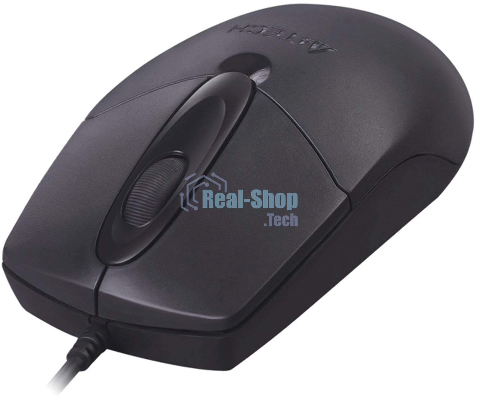 Мышь проводная A4Tech OP-720S черный, 1200 dpi, USB, кнопки - 3