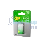 Алкалиновая батарейка GP Super Alkaline G-Tech 9V Крона - 1 шт. на блистере (1 шт.)