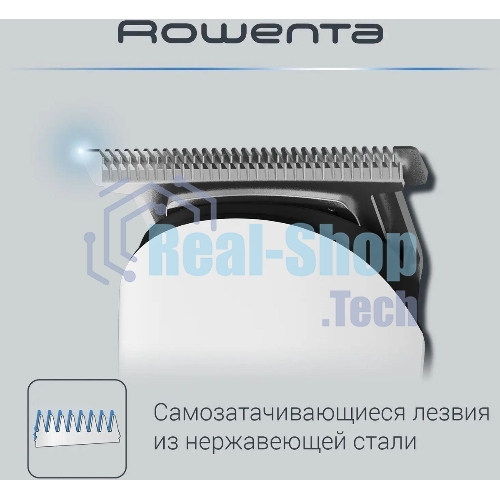 Триммер Rowenta TN8961F4 белый (насадок в компл:7шт)