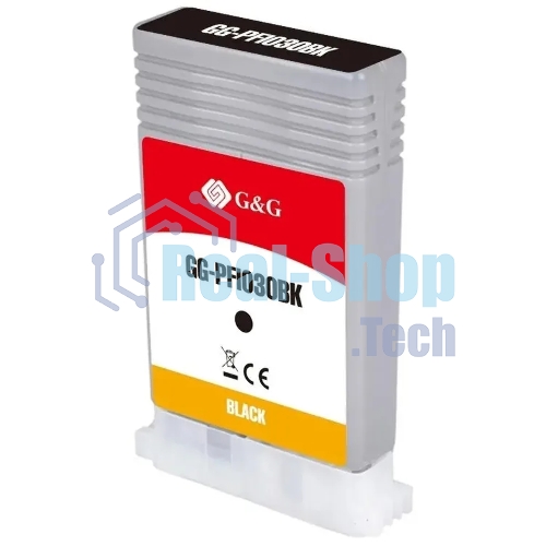 Картридж струйный G&G GG-PFI030BK PFI-030BK черный (55мл) для Canon imagePrograf TA-20/30 TM-240/340