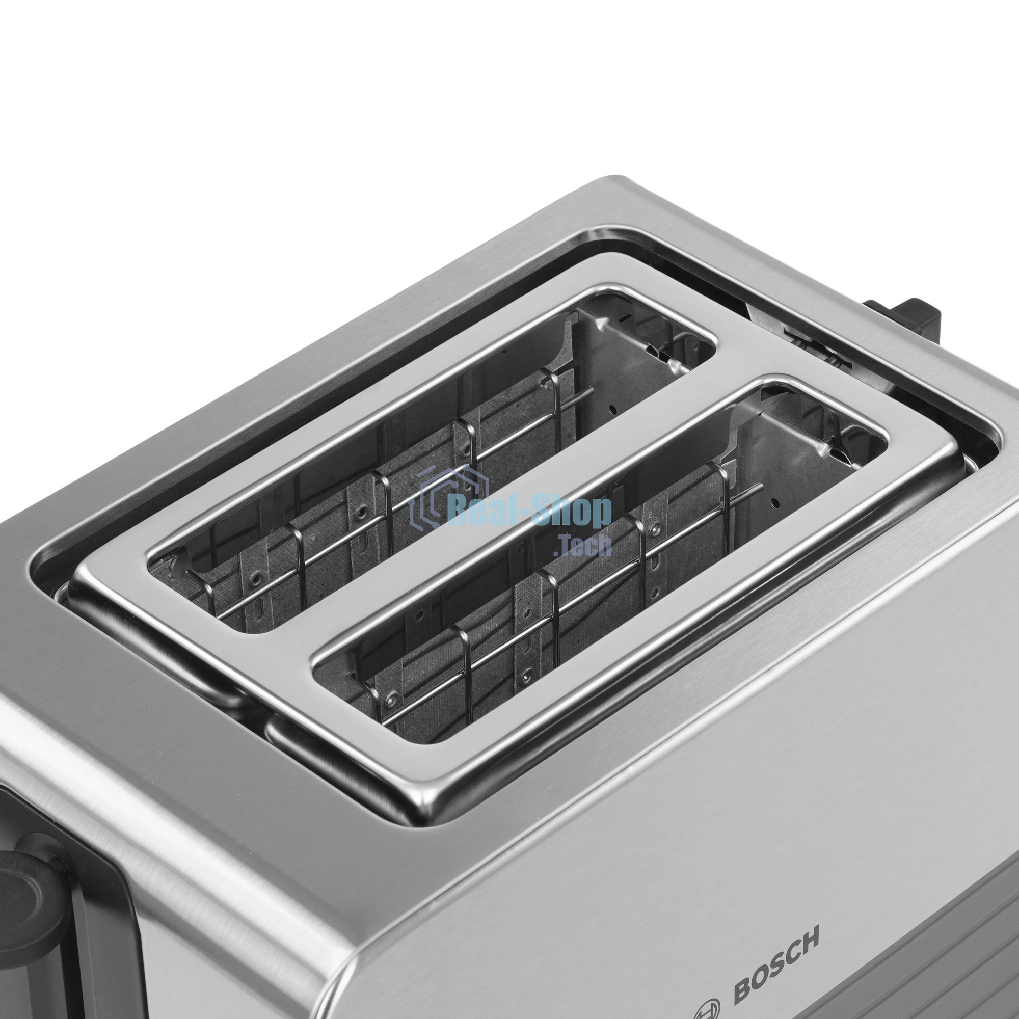 Тостер Bosch TAT7S25 серебристый, 1050 Вт, 2 слота