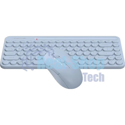 Комплект клавиатура+мышь A4Tech FStyler FG3200 Air2 беспроводной, USB, 2000 DPI, синий