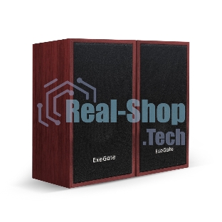 Акустическая система 2.0 ExeGate EX287059RUS Tango 314 (питание USB, 2х3Вт (12 Вт RMS), 80-20000Гц, темное дерево)