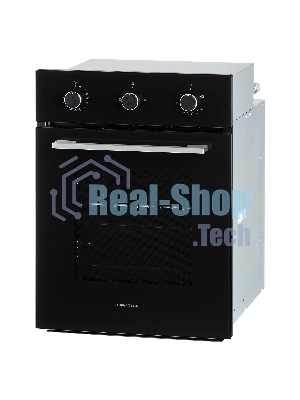 Духовой шкаф газовый Krona STRETTO 45 BL черный