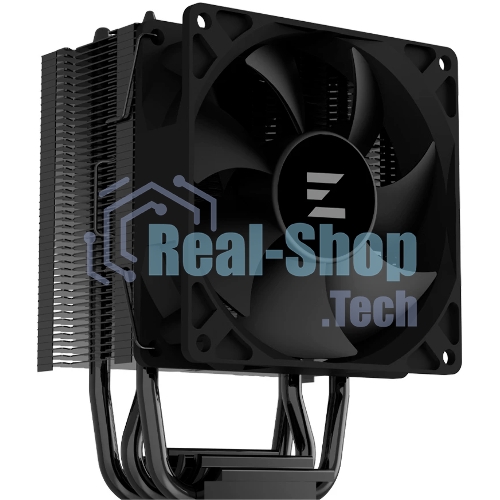 Кулер ZALMAN CNPS4X BLACK V2, 92мм FAN, 3 HEAT PIPES, 4-PIN PWM, 800-2000 RPM, 29DBA, HYDRO BEARING, LGA1851/1700, AM5/AM4, screw type installation
