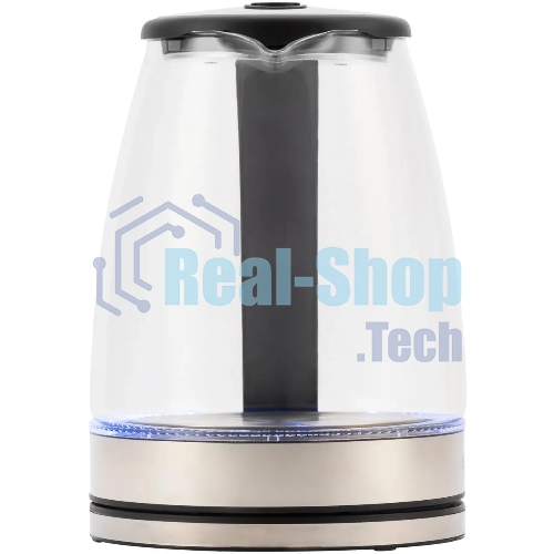 Чайник электрический Starwind SKG4777 1.8 л, 2000 Вт, черный/прозрачный (корпус: стекло)