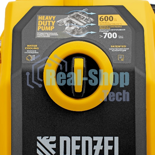 Мойка высокого давления Denzel K 70 Power, 2500 Вт, 180 бар, 600 л/ч, асинх. двиг.