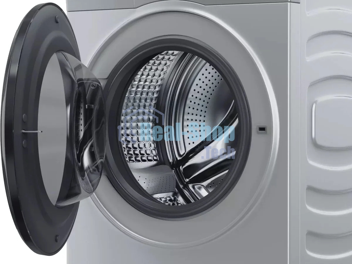 Стиральная машина Haier HWD80-BP14929S серебристый, загрузка фронтальная 8 кг, 1400 об/мин, класс B