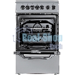 Плита электрическая Beko FFSE57114GS серебристый, конфорок 4 шт, духовка 55 л, 50 см x 85 см x 60 см
