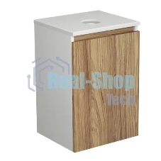 Тумба Bau Dream Blackwood 35 с ящиком, графит, раковина BAU Mini 37х23, Тумба Bau Dream Blackwood 35 с ящиком, графит, раковина BAU Mini 37х23,