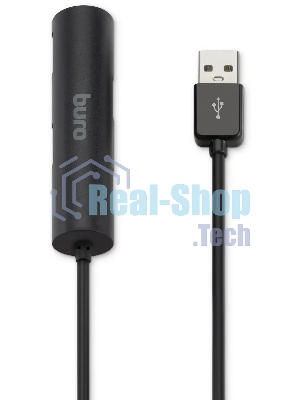 USB-концентратор Buro BU-HUB4-0.5R-U2.0, USB 2.0, USB 4 порта, USB