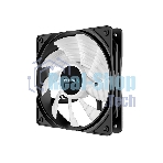 Вентилятор для корпуса DEEPCOOL RF120W DP-FLED-RF120-WH черный 120мм 1300rpm 22db 4-pin