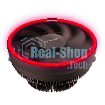 Кулер для процессора Crown CM-1150PWM RED v2 черный, 105 мм, алюминий, 1800 об/мин, 26.3 дБ, 4 pin, 115 Вт, 70 мм