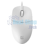 Мышь проводная Defender Azora MB-241 белый, 1200 dpi, USB, кнопки - 3