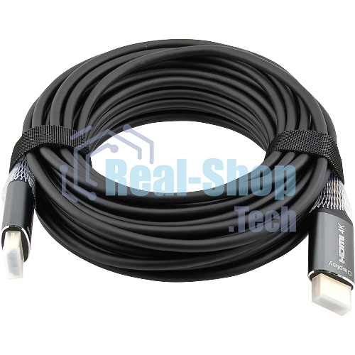 Кабель аудио-видео Cactus CS-HDMI-AOC-2-10 HDMI (m)/HDMI (m) 10м. позолоч.конт. черный