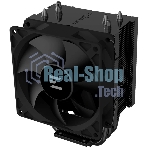 Кулер ZALMAN CNPS4X BLACK V2, 92мм FAN, 3 HEAT PIPES, 4-PIN PWM, 800-2000 RPM, 29DBA, HYDRO BEARING, LGA1851/1700, AM5/AM4, screw type installation