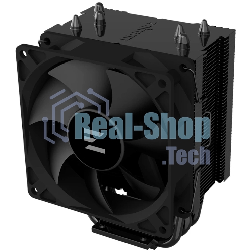 Кулер ZALMAN CNPS4X BLACK V2, 92мм FAN, 3 HEAT PIPES, 4-PIN PWM, 800-2000 RPM, 29DBA, HYDRO BEARING, LGA1851/1700, AM5/AM4, screw type installation