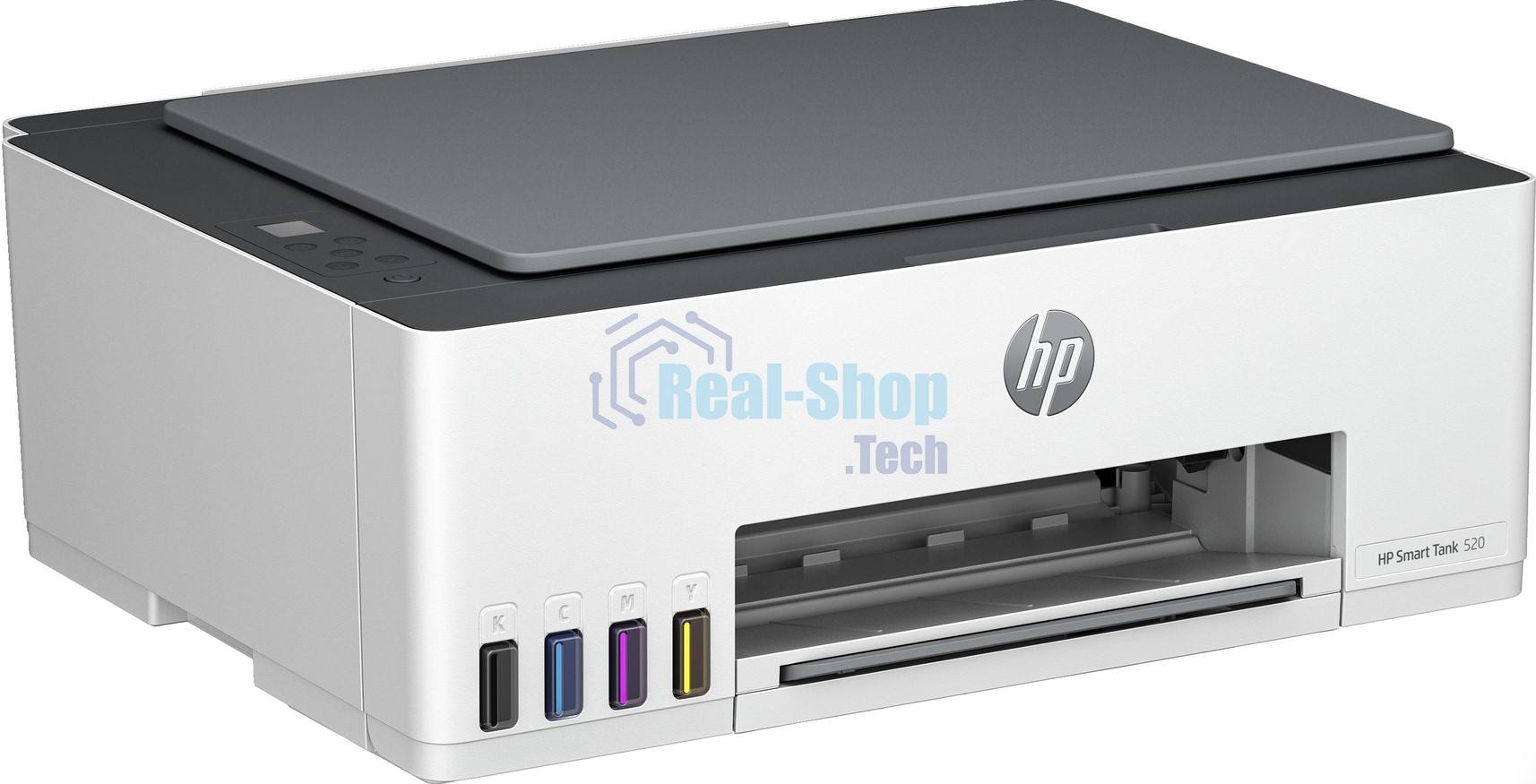 МФУ струйный HP Smart Tank 520 (1F3W2A), A4, цветной, печ. до 12 стр/мин. (ч/б) до 5 стр/мин. (цвет), 1200 x 1200 dpi, USB