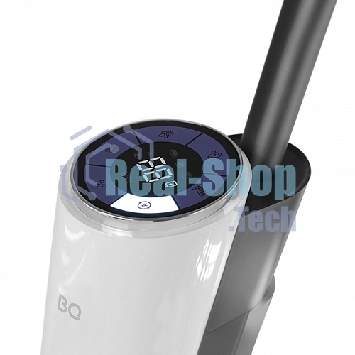 Пылесос вертикальный BQ VCA1002W белый/черный, питание от аккумулятора, 30 Вт, уборка влажная/сухая, пылесборник 0.75 л, бак для жидкости 0.85 л, работа от АКБ max 45 мин