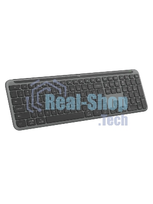Клавиатура Logitech Signature Slim K950 беспроводная, Bluetooth, радиоканал, серый