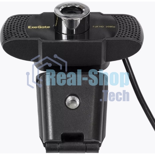 Веб-камера ExeGate BusinessPro C922 FullHD 1920x1080, 30 кадр/с, USB Type-A, микрофон (шумоподавление), универсальное крепление, штатив в комплекте