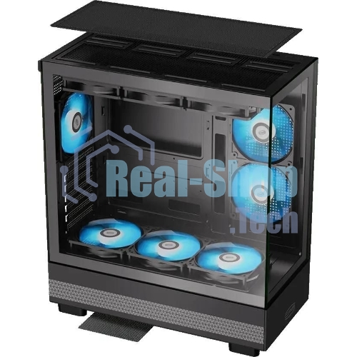 Корпус PcCooler C3Q500 BK черный без БП ATX 9x120мм 5x140мм 2xUSB3.0 audio bott PSU