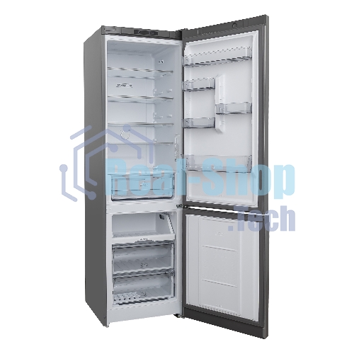 Холодильник Hotpoint HT 5200 C MX мраморный двухкамерный, 240/83л, морозилка снизу, No Frost