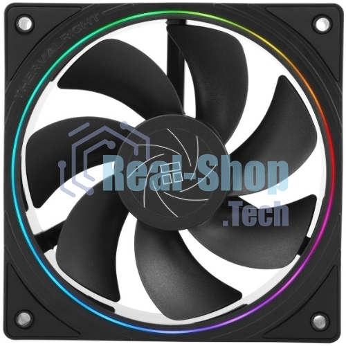 Кулер для корпуса Thermalright TL-S12R Reverse (120x120x25mm, 4-pin PWM, ARGB, 47.6CFM, 23.2dBA, 1500RPM, черный)